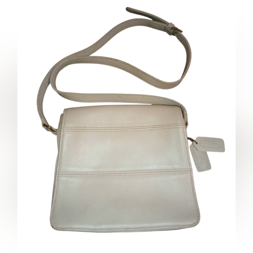 Coach Leatherworks Vintage Fold Over Leather Crossbody Shoulder Bag